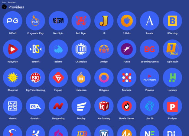 Provider directory for DK88 casino with studio listings and filters for faster game discovery